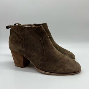 Madewell Suede Ankle booties